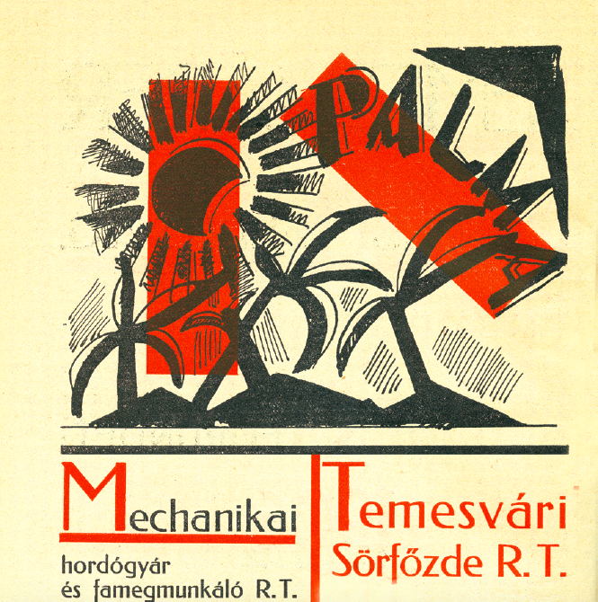  Pál István tervezte hirdetés, Periszkop, 1925. április Forrás: Periszkop, 1925. április (MNG Könyvtára)