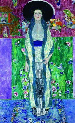Gustav Klimt: Adele Bloch-Bauer II., 1912, olaj, vászon, 190×120 cm, magántulajdon