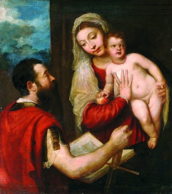Tiziano, Vecellio: Mária gyermekével és Szent Pállal