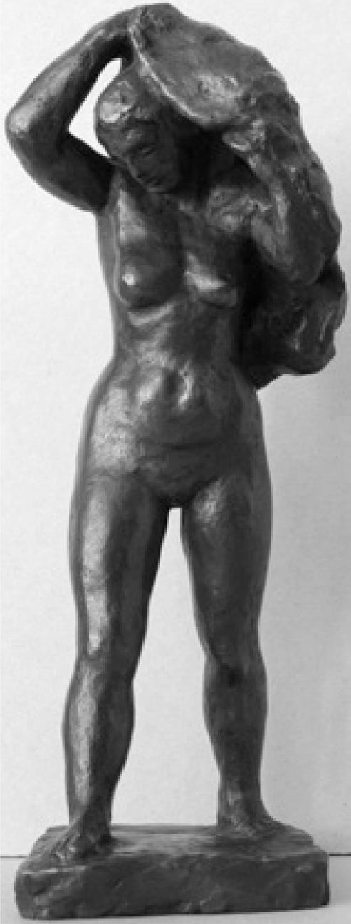 Vetkőző nő, 1960-62, bronz © Szentendre, Ferenczy Múzeum